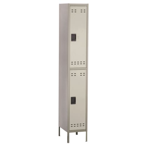 Safco® Double Tier Locker, 12Wx18Dx78H, Gray